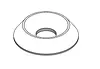Washer countersunk 6mm