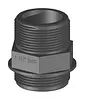 Connector Threaded 1½"  BSP Black