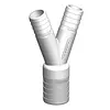 Y Piece 25mm-25mm-38mm