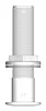 Skin Fitting Long 1" BSP Domed