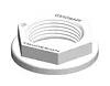 Nut backing 1" BSP